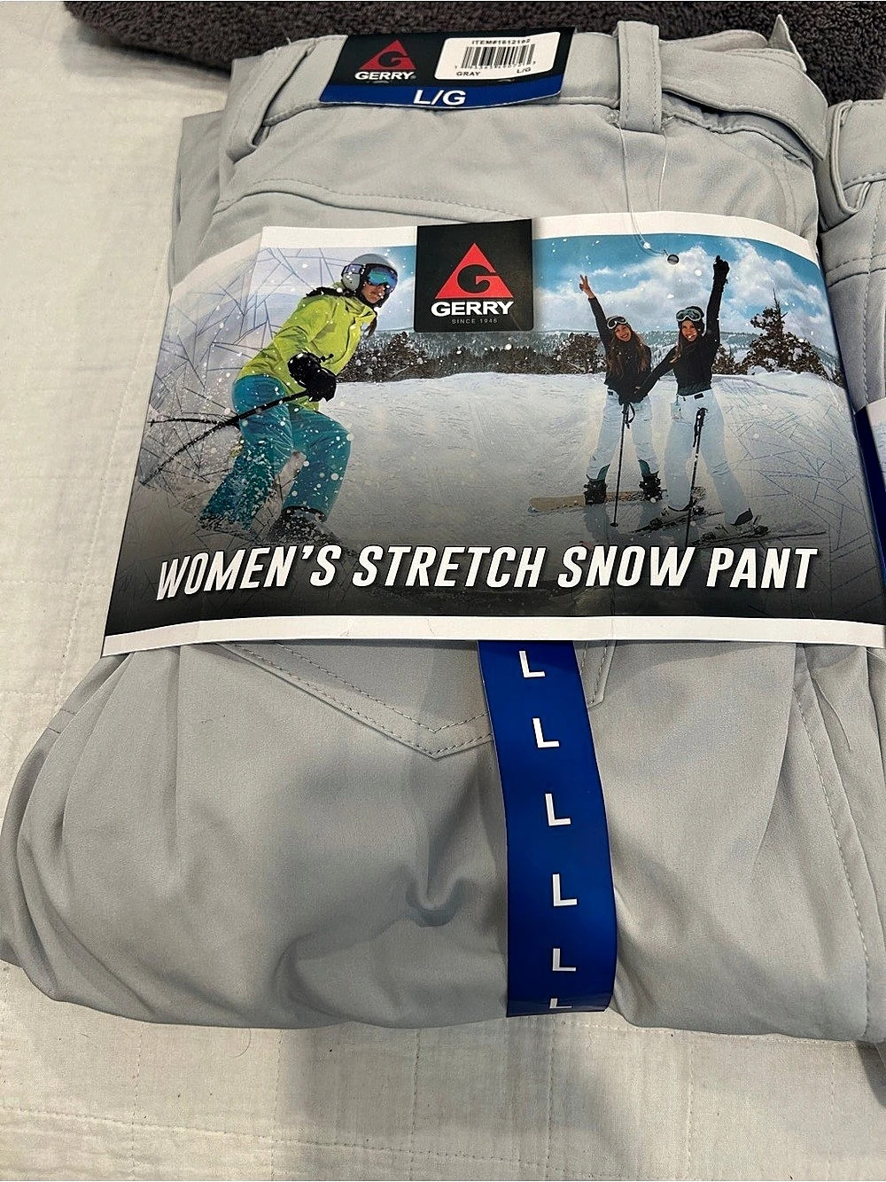 Gerry Women's Stretch Snow Pant Gray Large